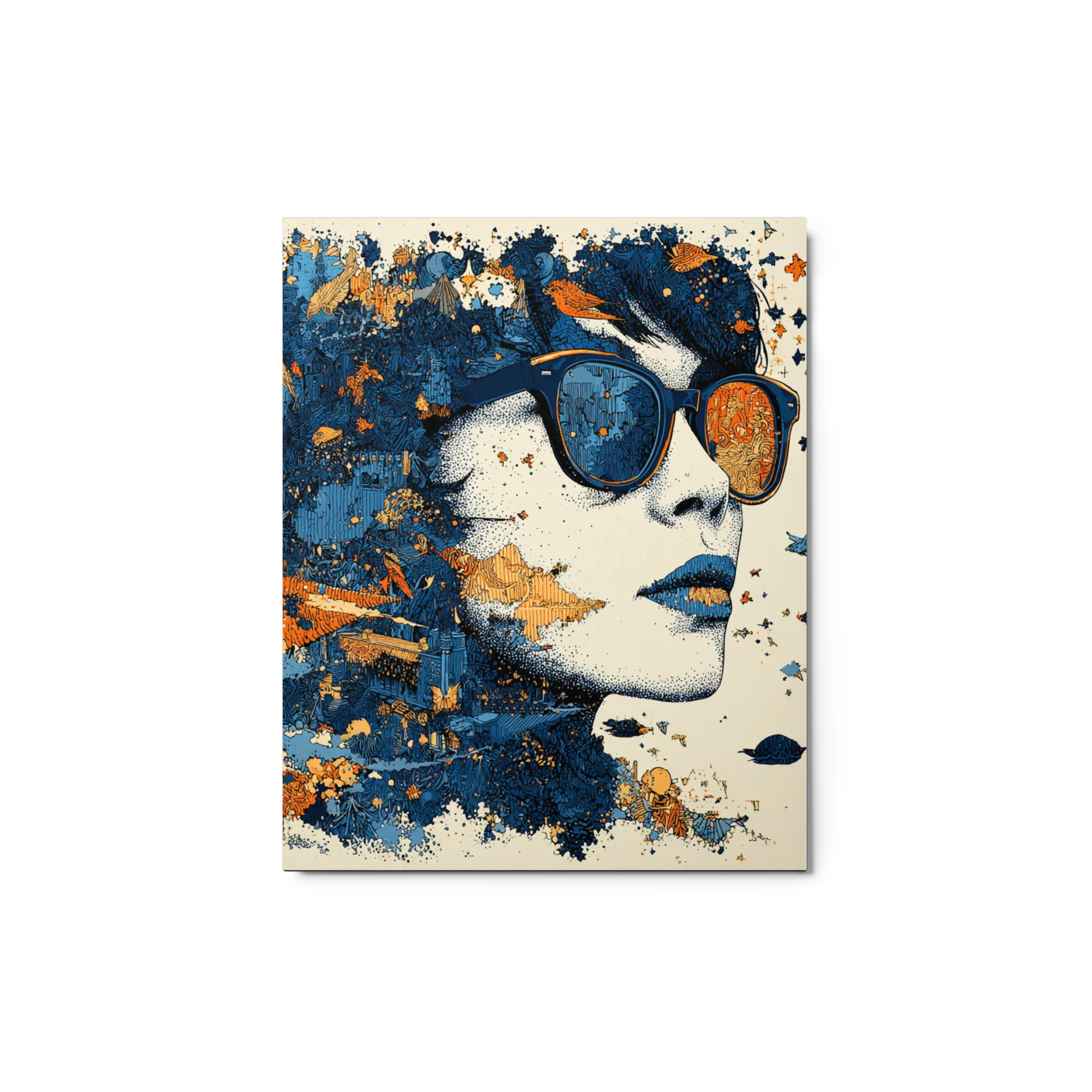 Mindscape of Blue and Ochre