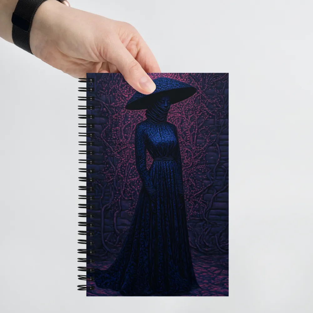 Enigmatic Gothic Presence 
 Spiral Notebook | 140 pages