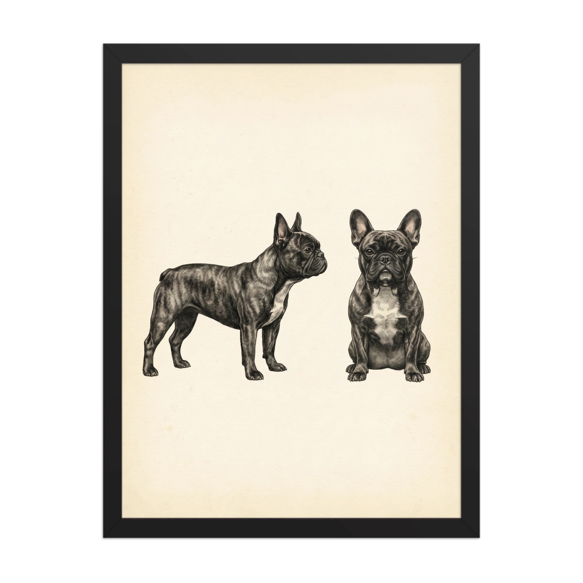 Vintage Engraving — Breed Plate