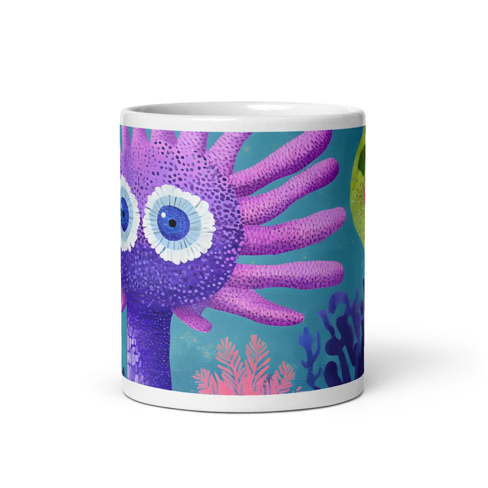 Whimsical Sea Creature with Coral