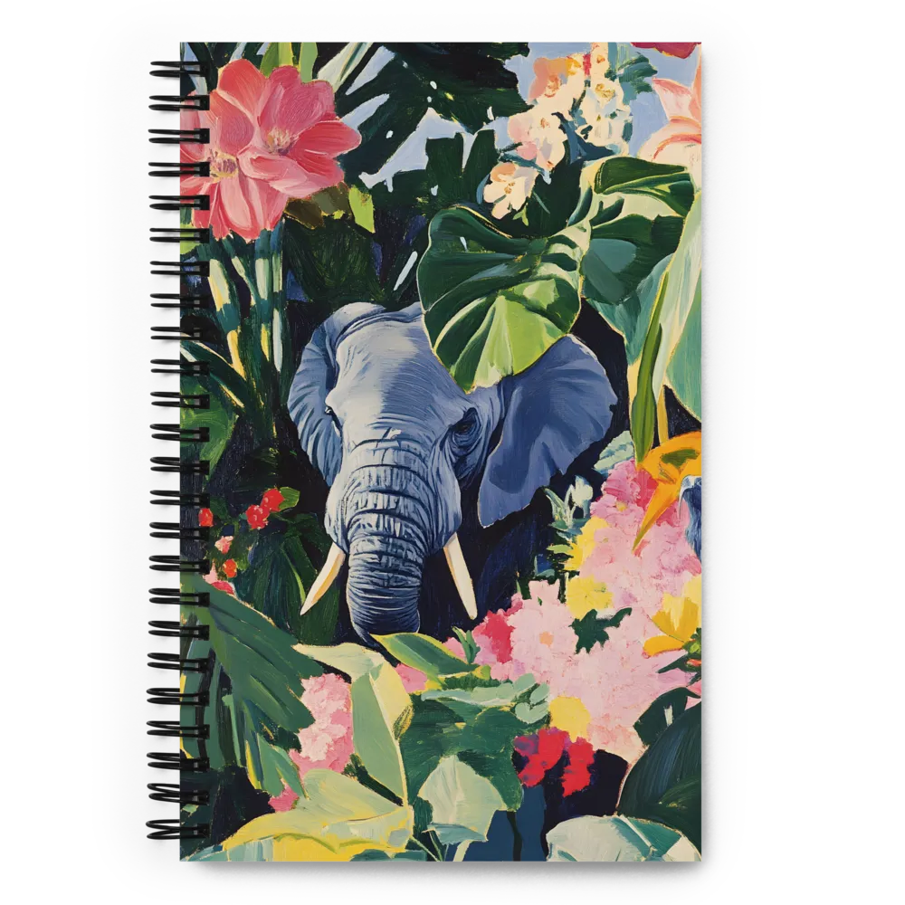 Hidden Jungle Elephant 
 Spiral Notebook | 140 pages