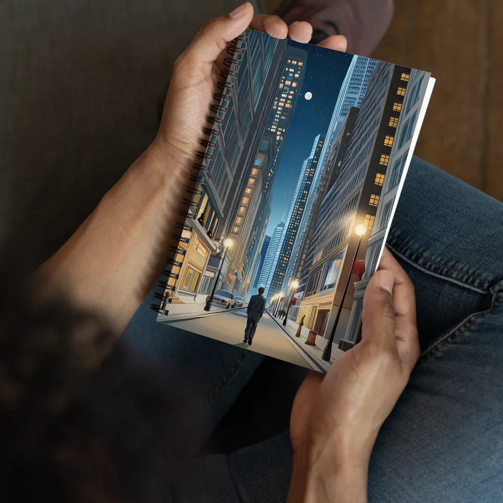 Solitary City Stroll 
 Spiral Notebook | 140 pages