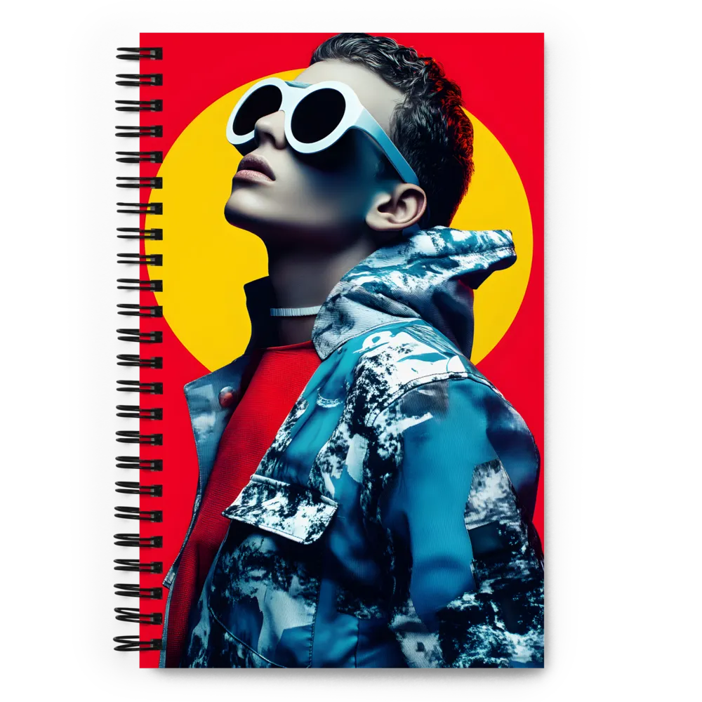 Gaze of the Future 
 Spiral Notebook | 140 pages