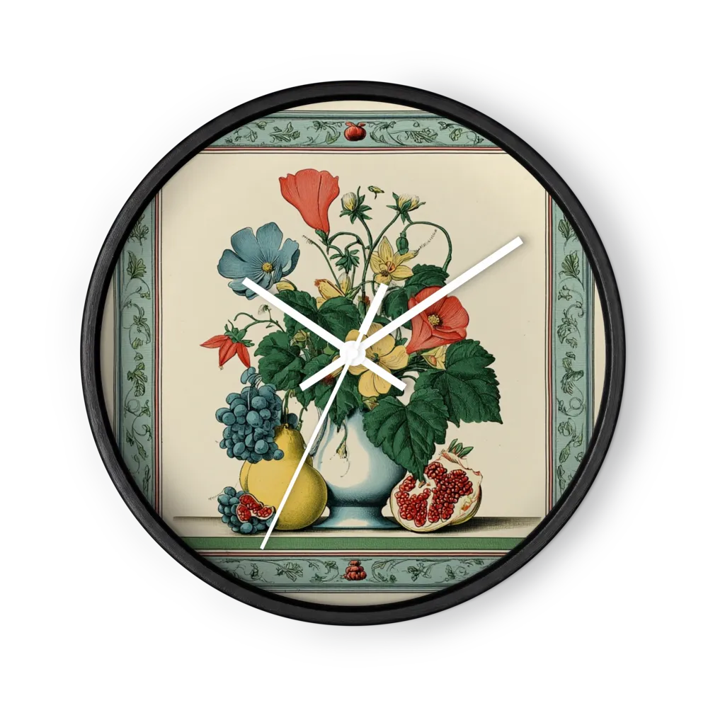 Vintage Botanical Floral and Fruit Still Life