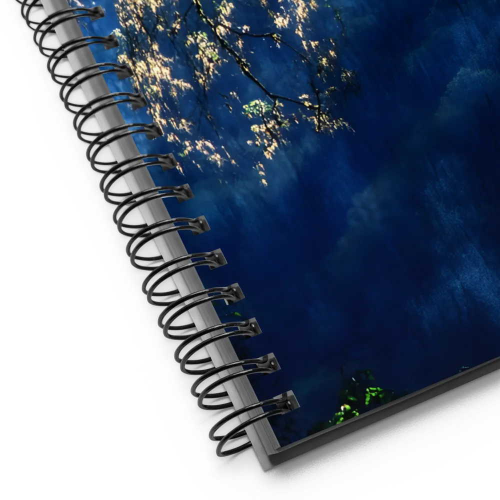Enchanted Forest Glow 
 Spiral Notebook | 140 pages