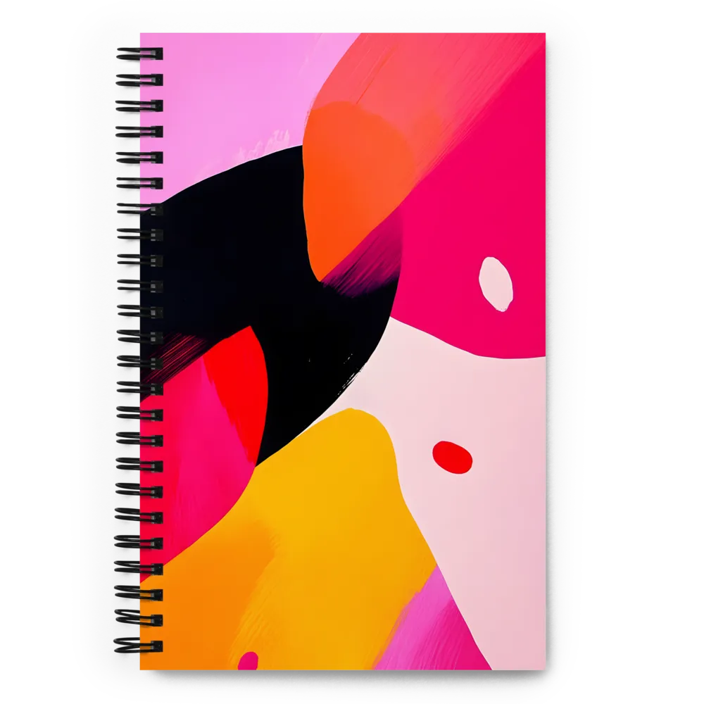 Luminous Abstract Flow 
 Spiral Notebook | 140 pages