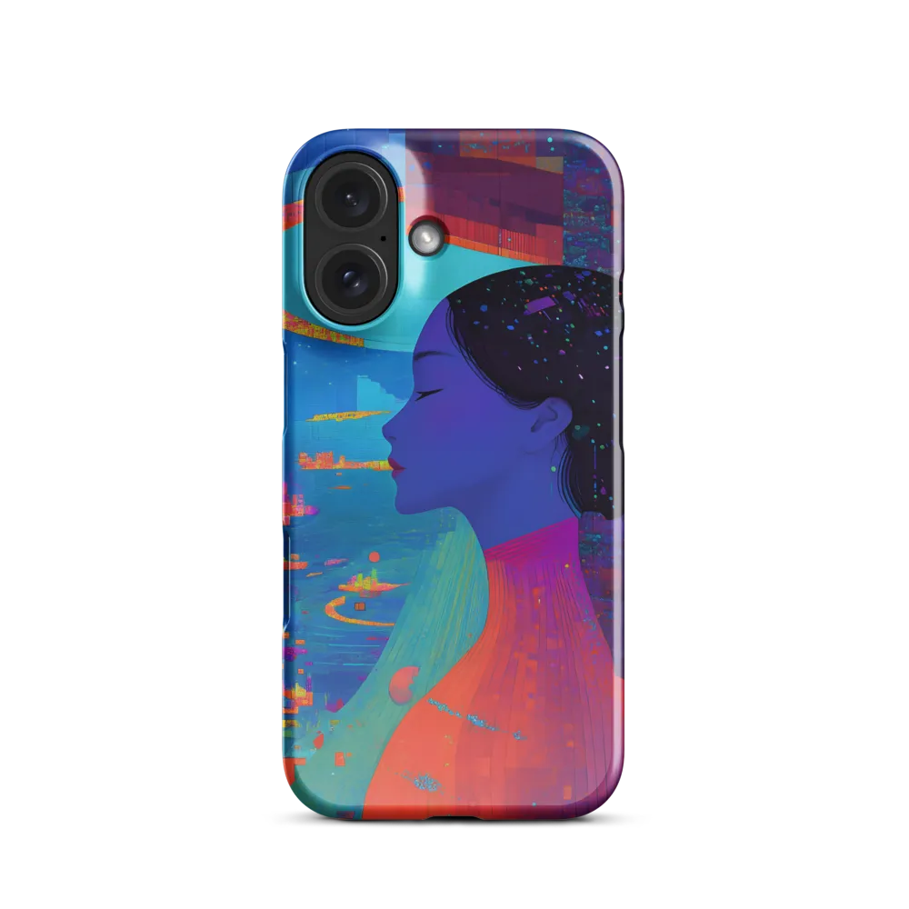 Cosmic Contemplation in a Digital Metropolis 
 iPhone 17 Pro Max | MagSafe® Tough Case