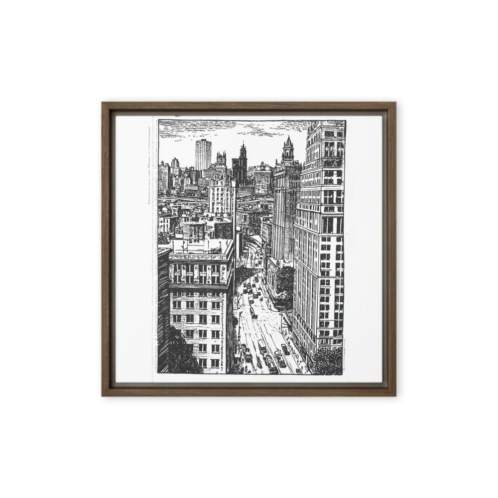 Urban Metropolis Heights | Art Print