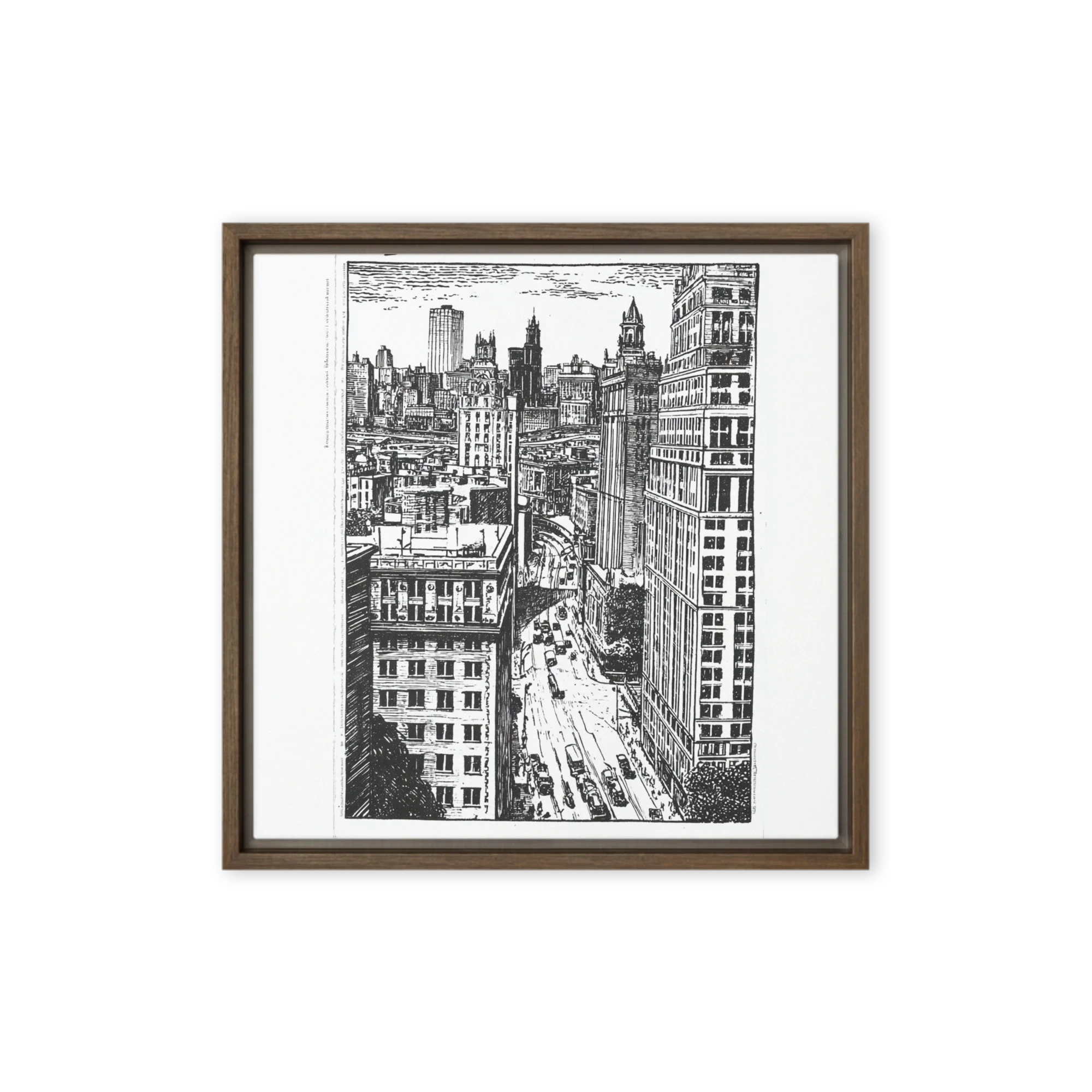 Urban Metropolis Heights | Art Print