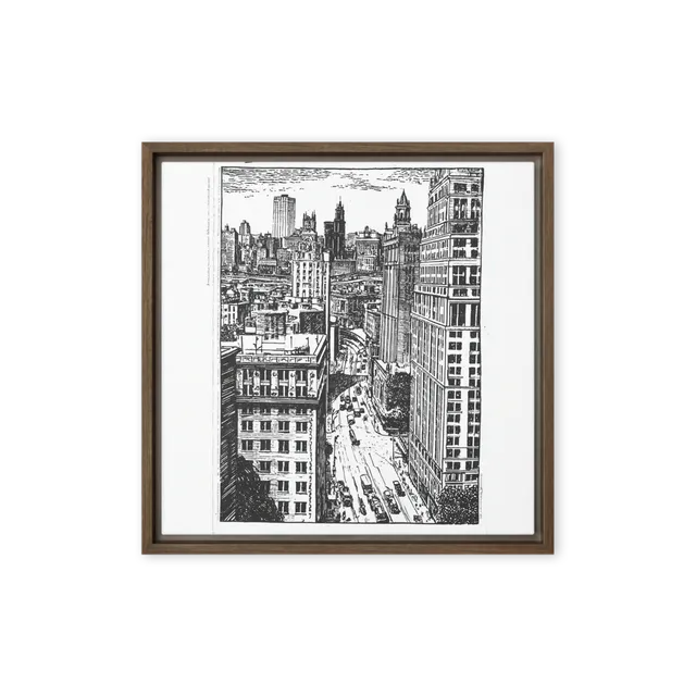 Urban Metropolis Heights | Art Print