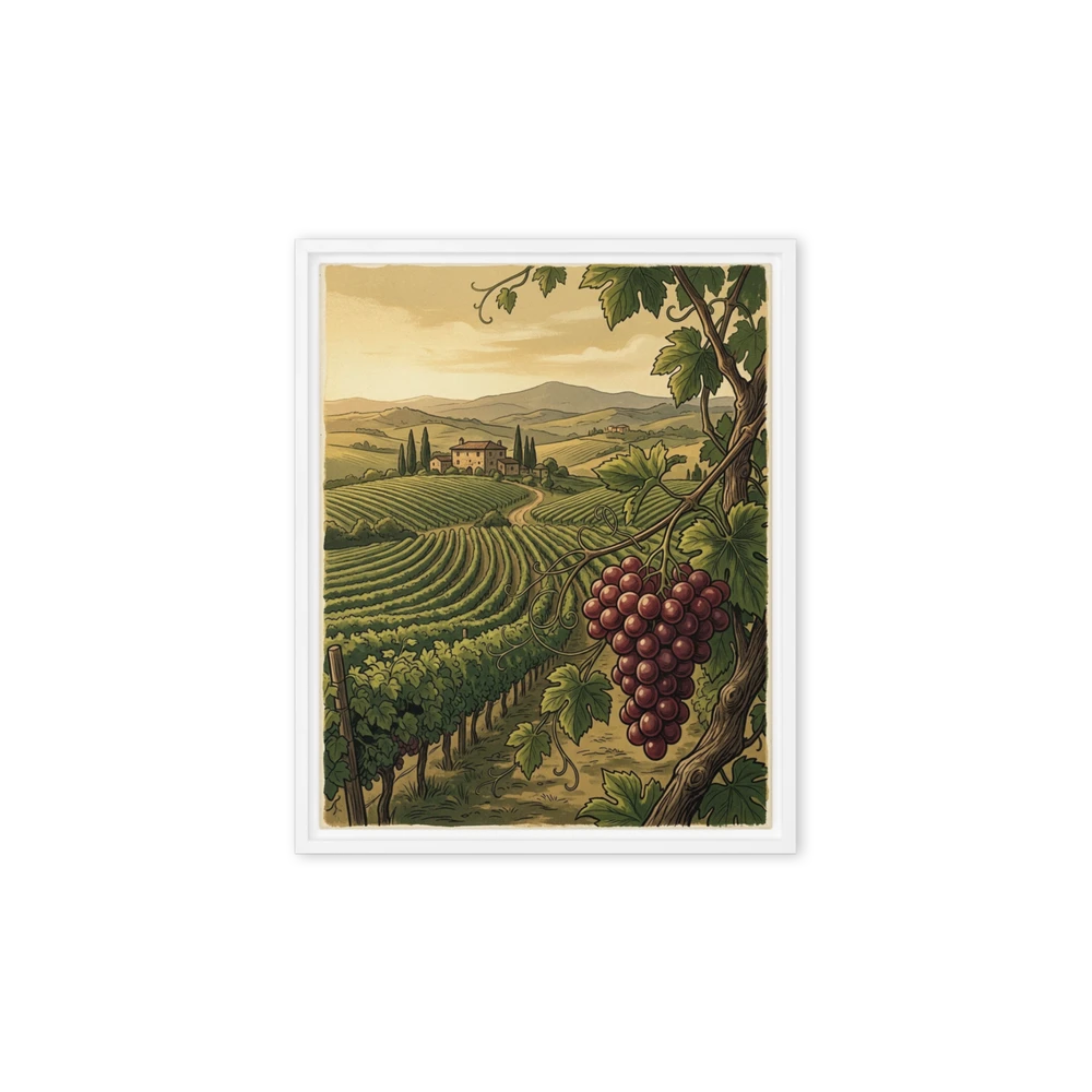 Tuscan Vineyard Harvest | Art Print