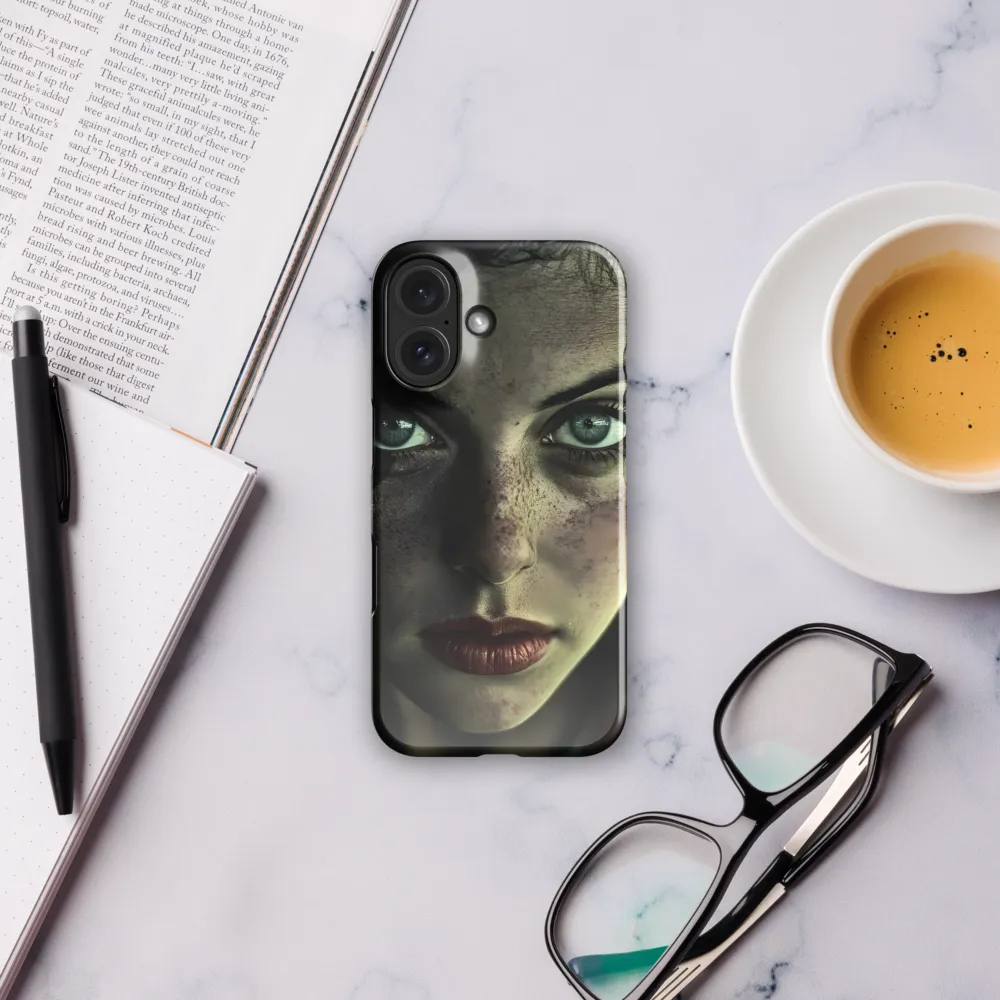 Gaze in Shadow 
 iPhone 16 Plus | Snap Case