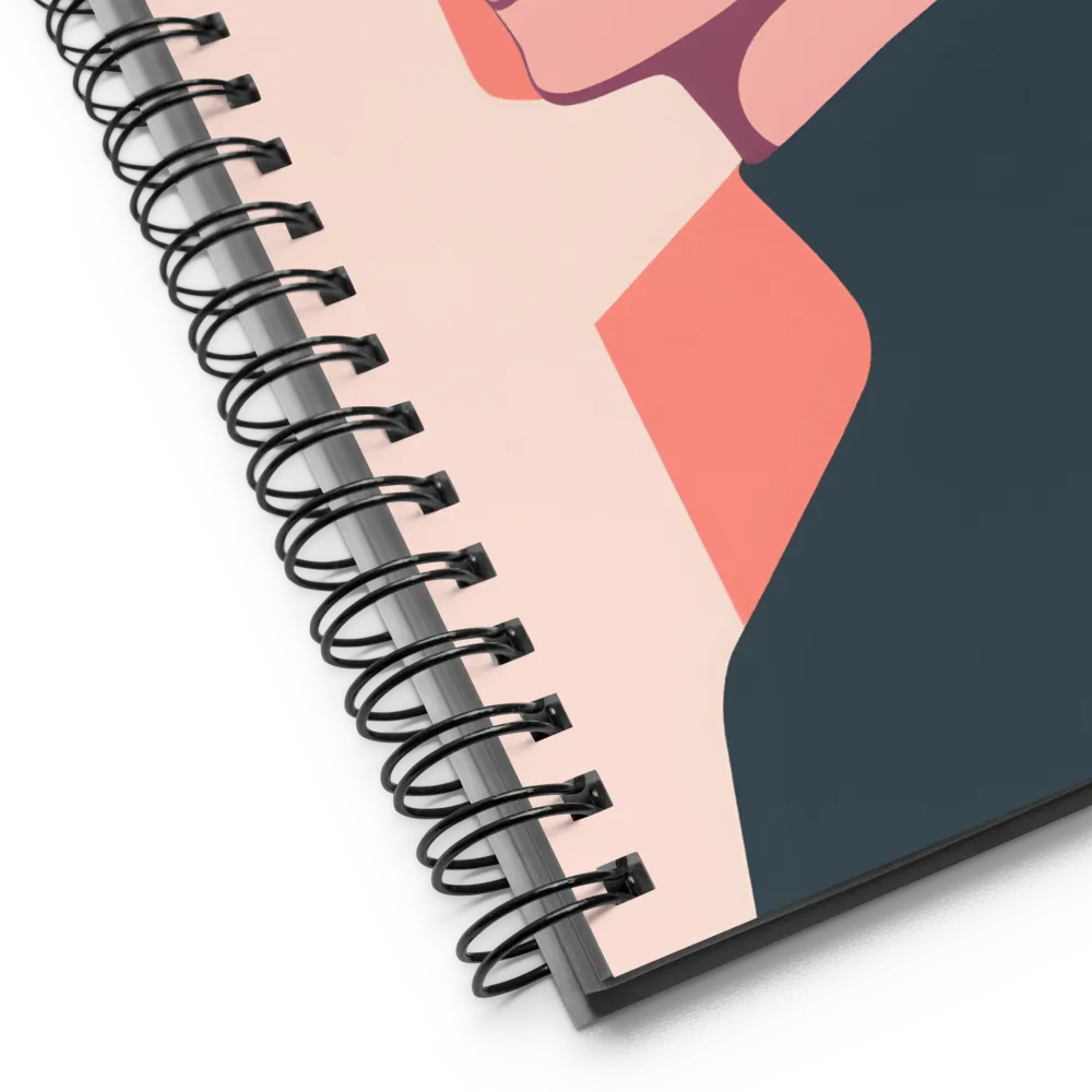 Contemplative Profile 
 Spiral Notebook | 140 pages