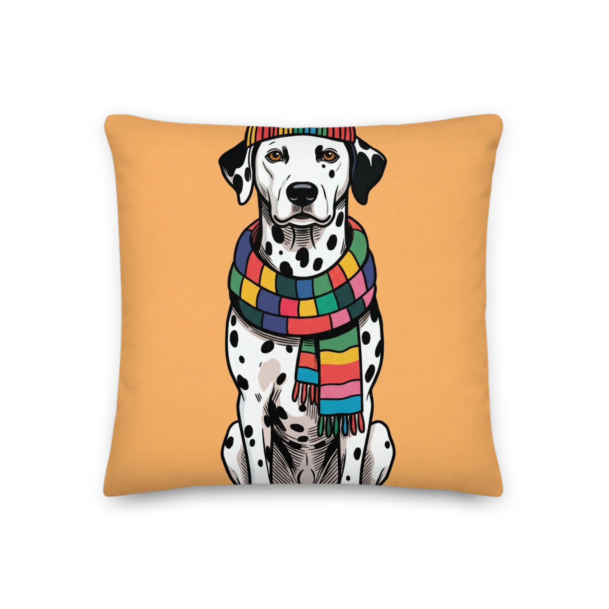Pet Portrait Pillow — Pop Art — Back