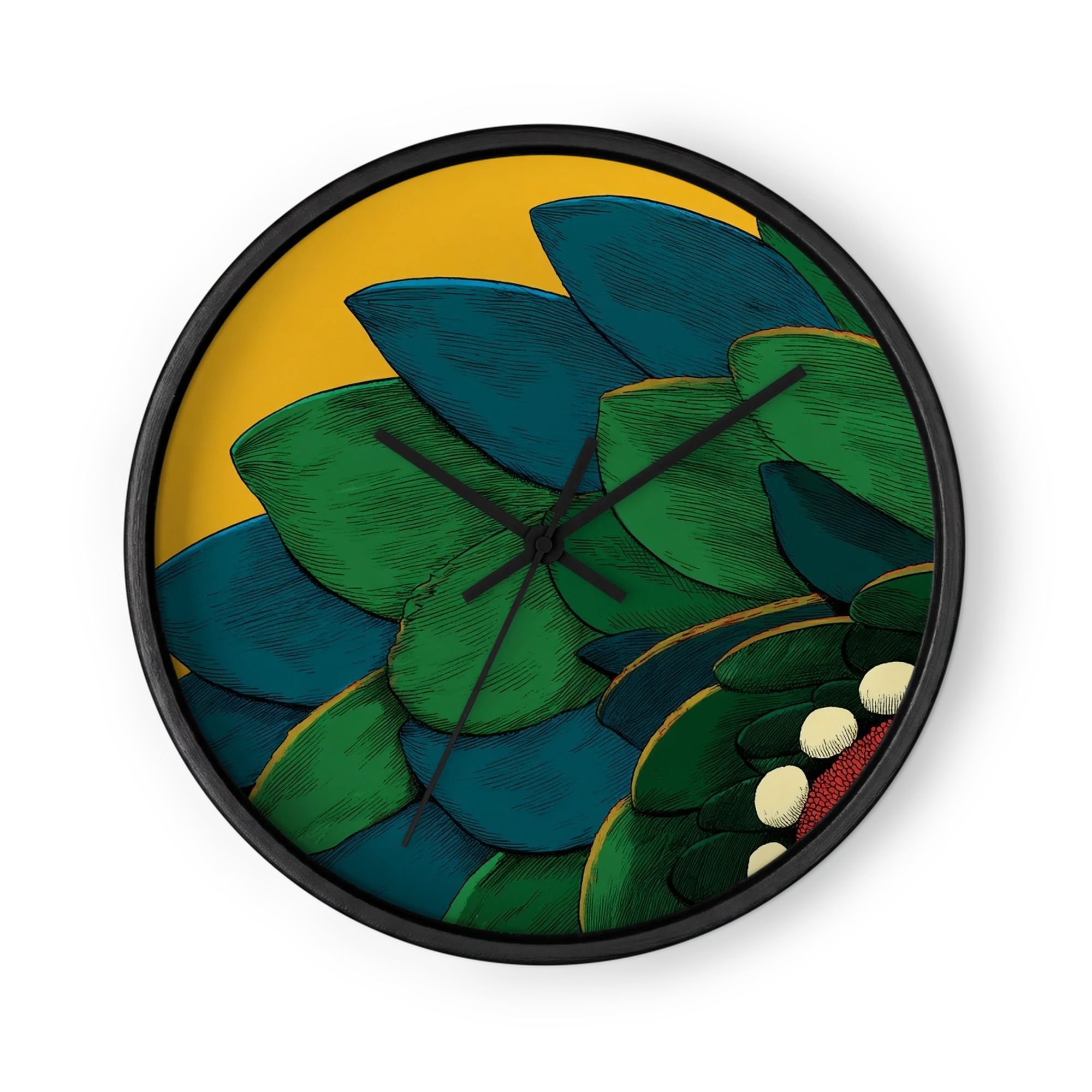 Teal and Green Bloom
