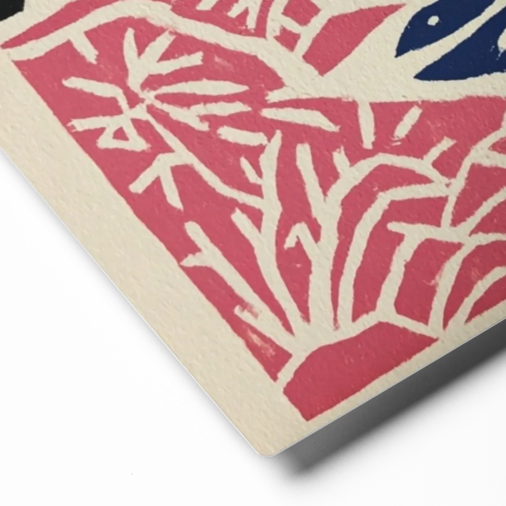 Forest Companions 
 Canvas with Brown Frame