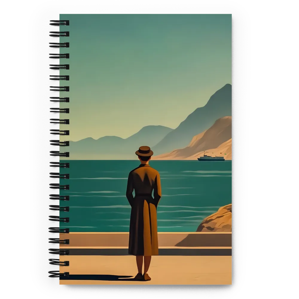 Contemplation by the Sea 
 Spiral Notebook | 140 pages