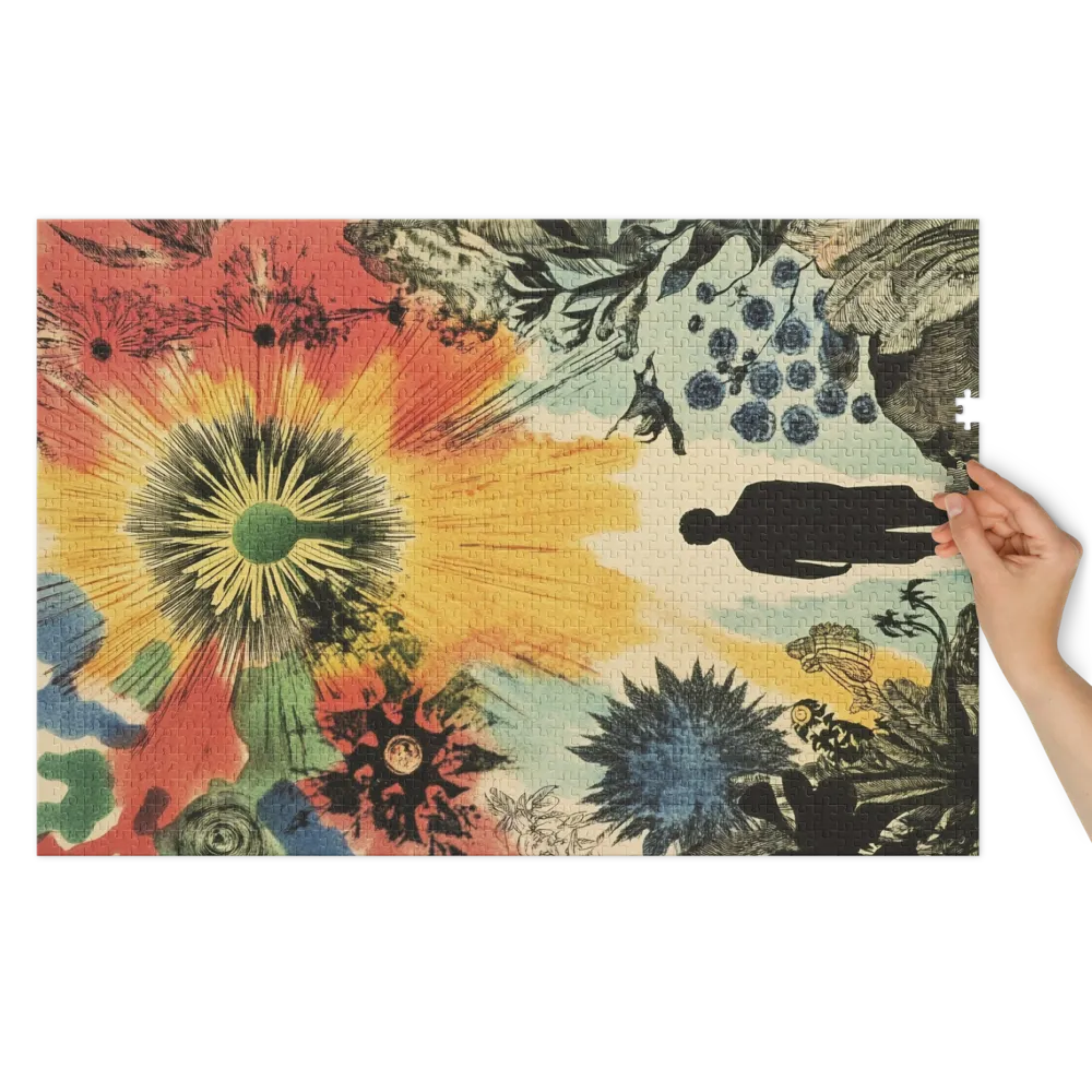 O Sol Buraco de Fechadura 
 Puzzle em caixa de metal