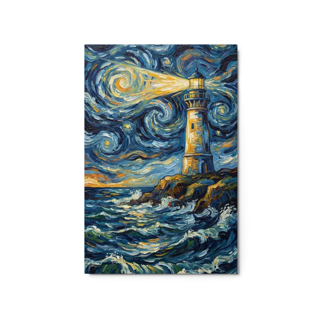 Starry Night Lighthouse | Art Print