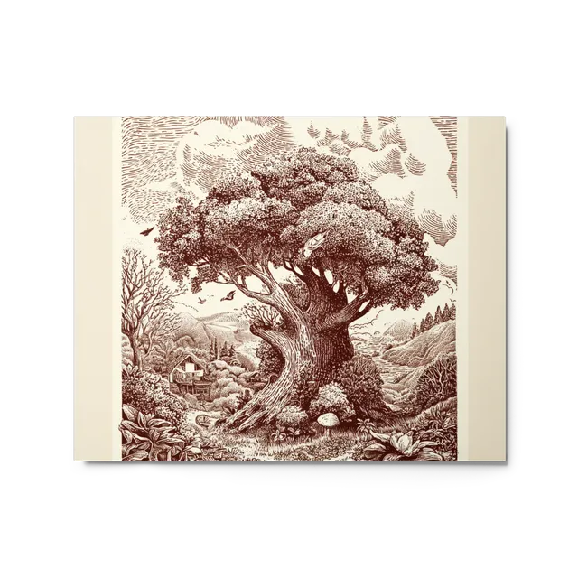 Ancient Tree Landscape | Art Print