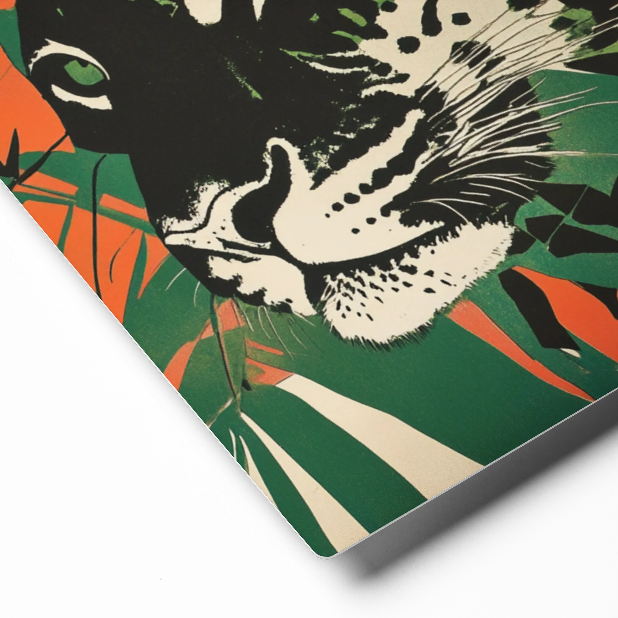 Graphic Panther in Jungle | Art Print