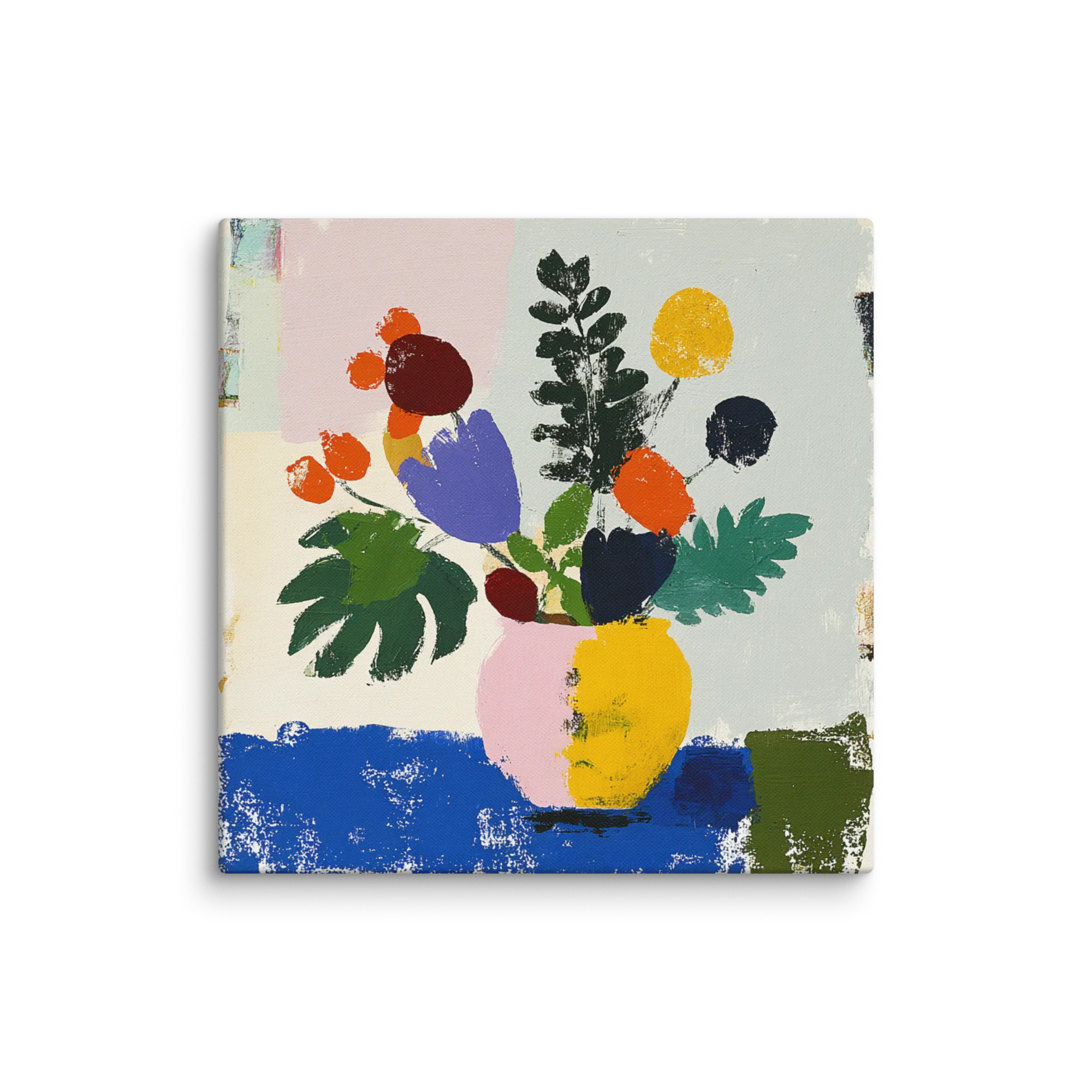 The Heavy Impasto Silhouette — Raw pigment blocks