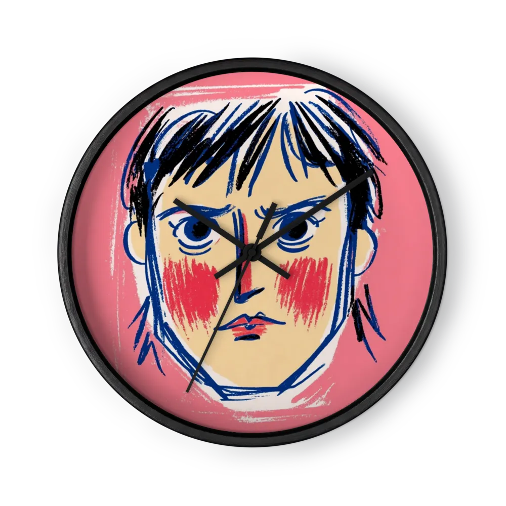 Fierce Expression | Wall Clock