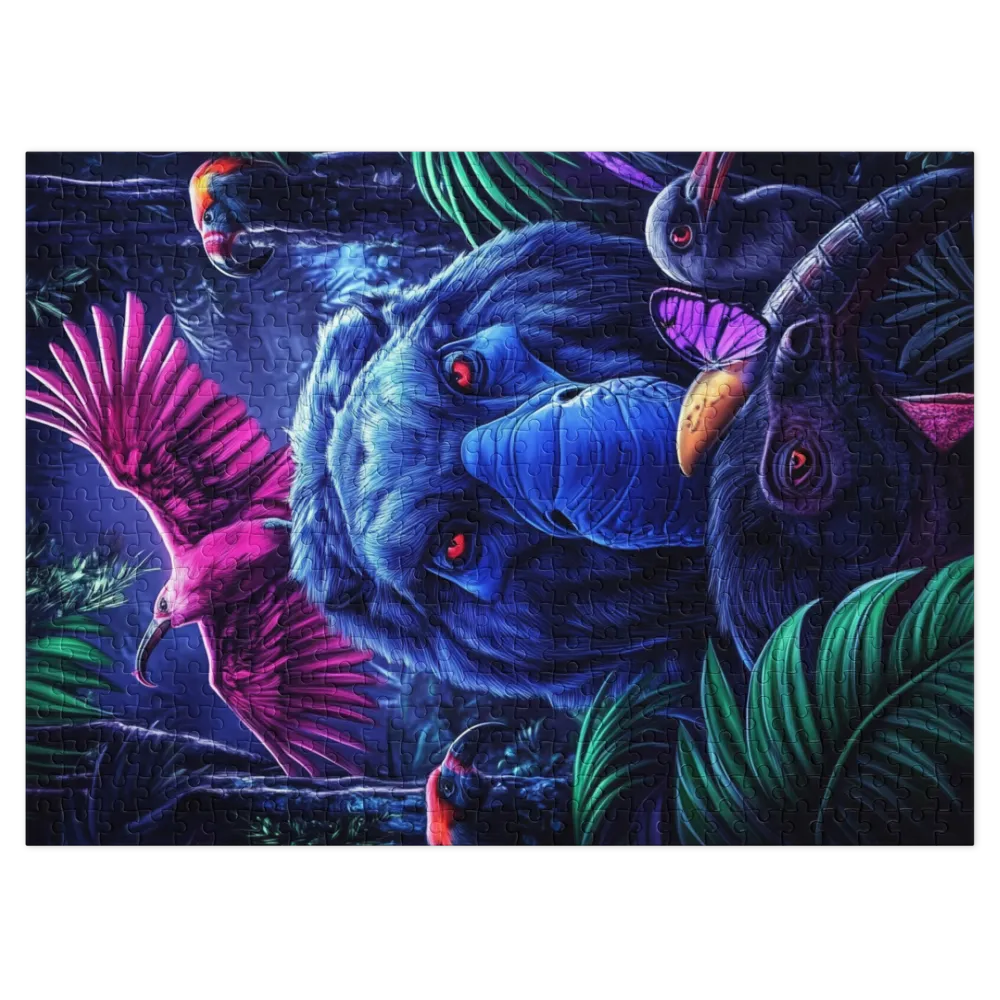 Jungle Animals Digital Art | Jigsaw Puzzle (252/520 pieces)