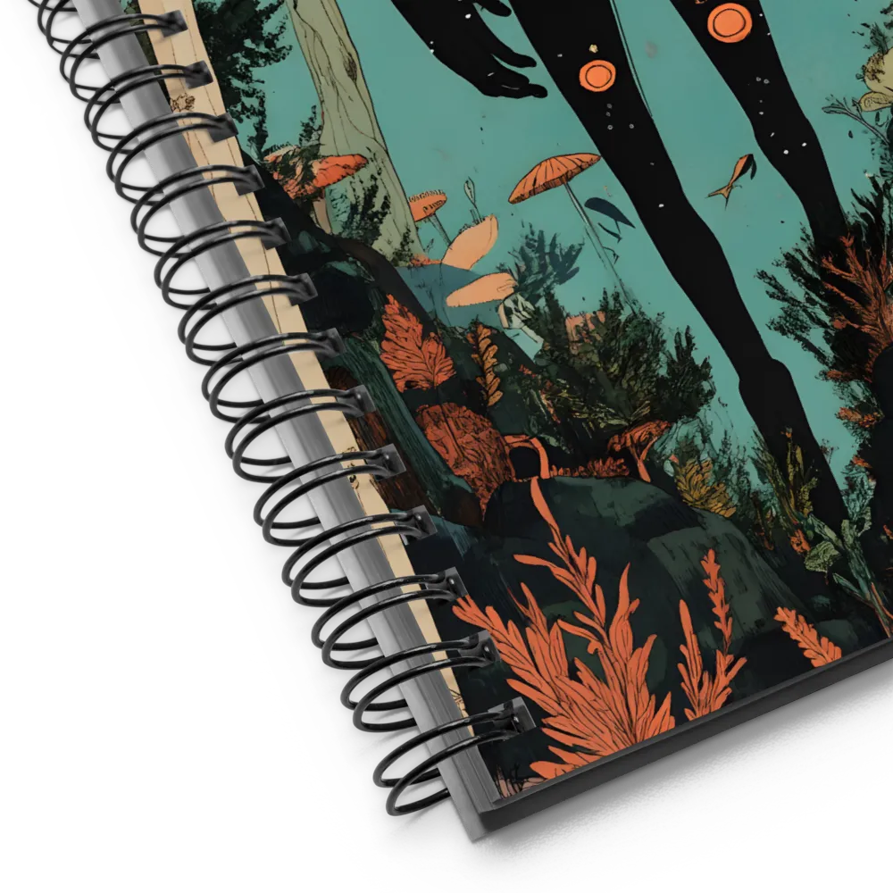 The Forest Diver 
 Spiral Notebook | 140 pages
