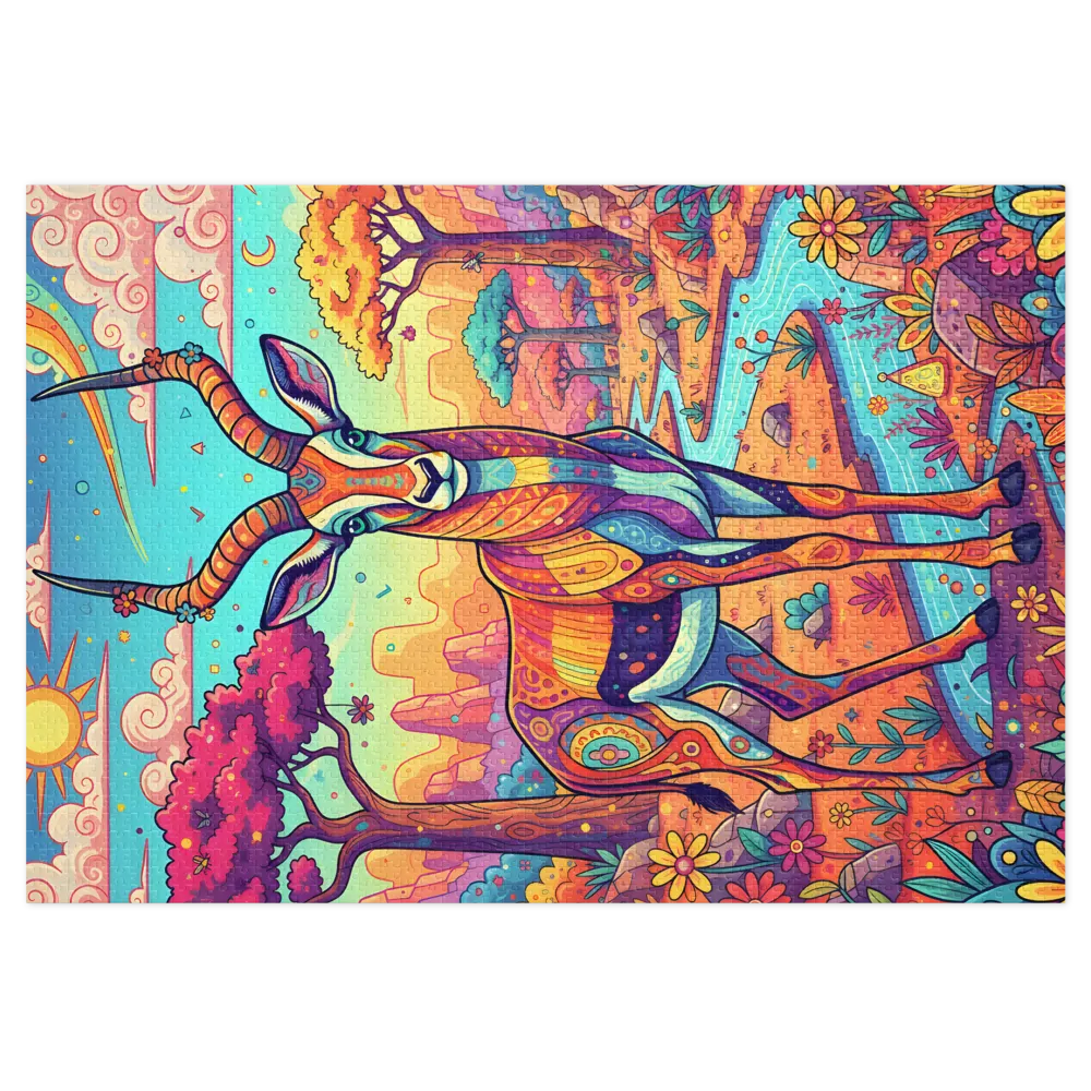 Psychedelic Antelope | Jigsaw Puzzles