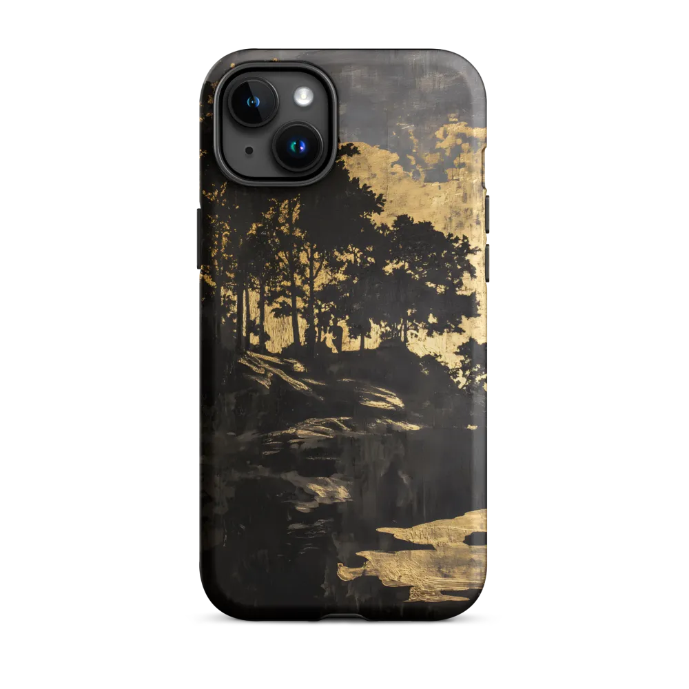 Golden Cliff Horizon | Phone Case