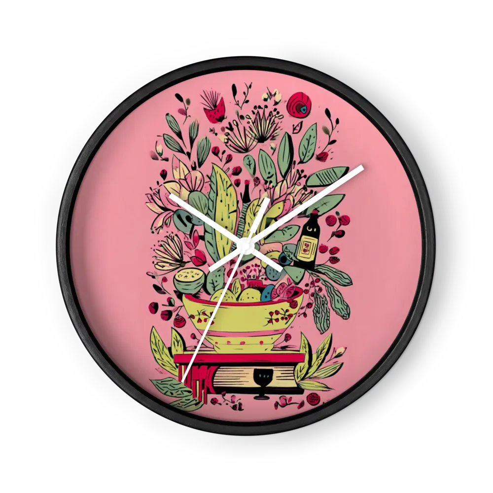 Botanical Still Life on Pink