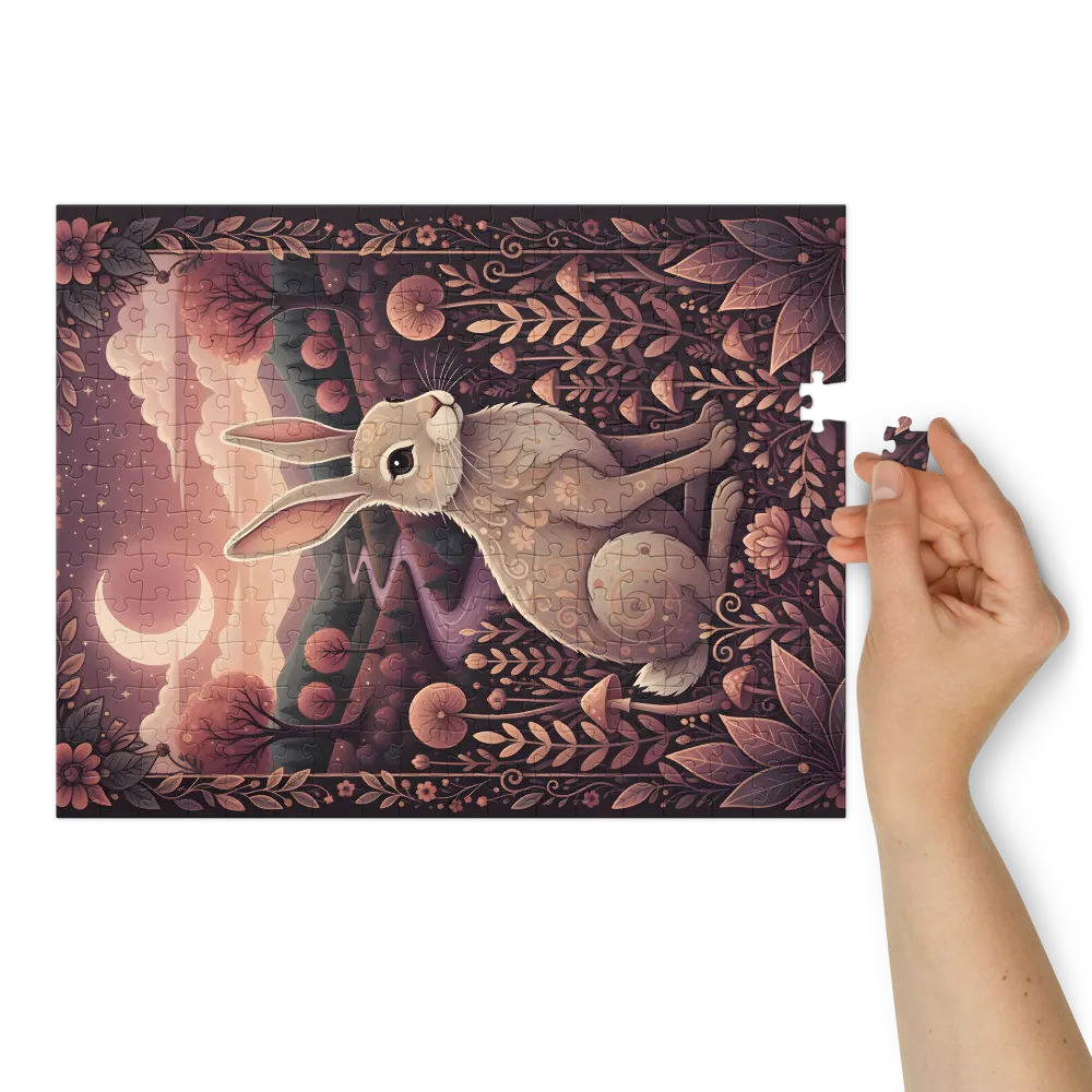 Moonlit Hare | Jigsaw Puzzles