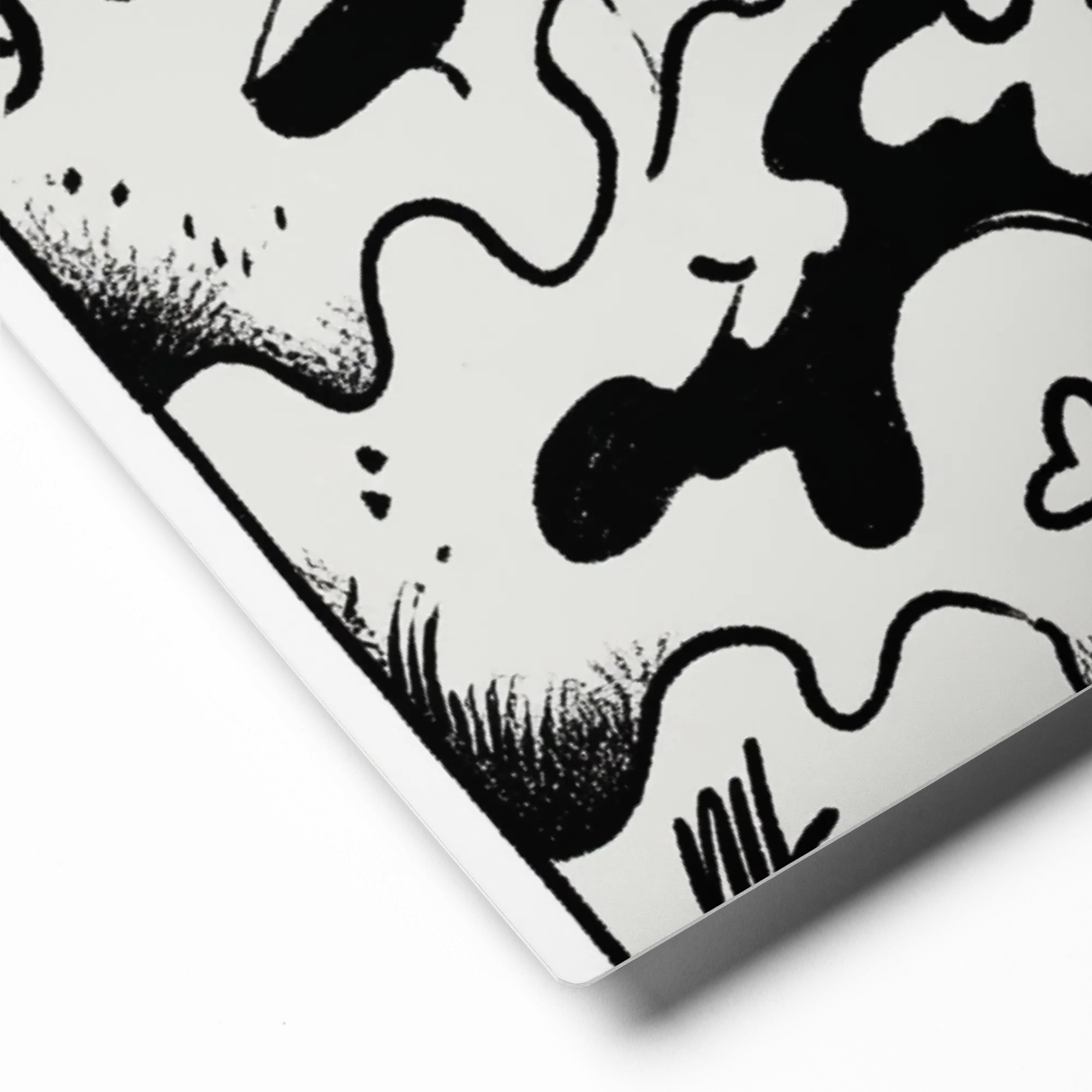 Fluid Forms in Ink | Art Print