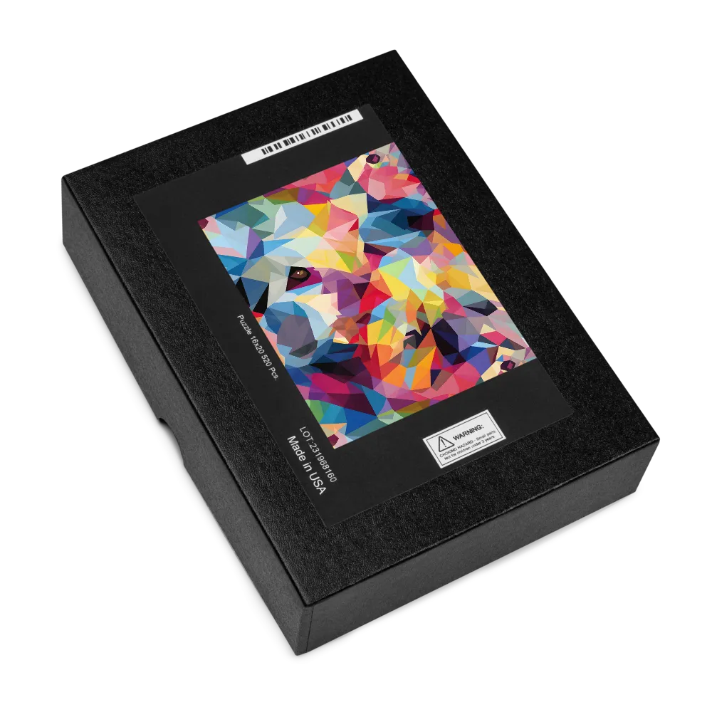 Geometric Canine Portrait 
 Jigsaw Puzzle