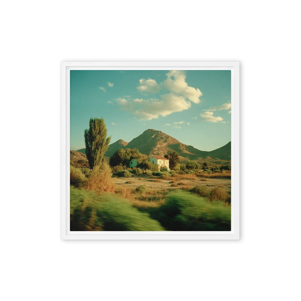 Sunlit Mountain Sanctuary | Art Print