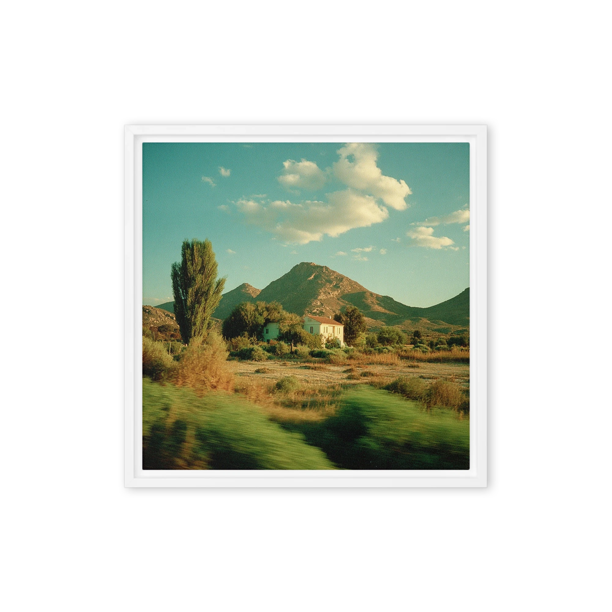 Sunlit Mountain Sanctuary | Art Print