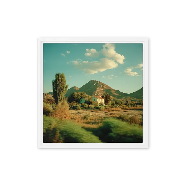 Sunlit Mountain Sanctuary | Art Print