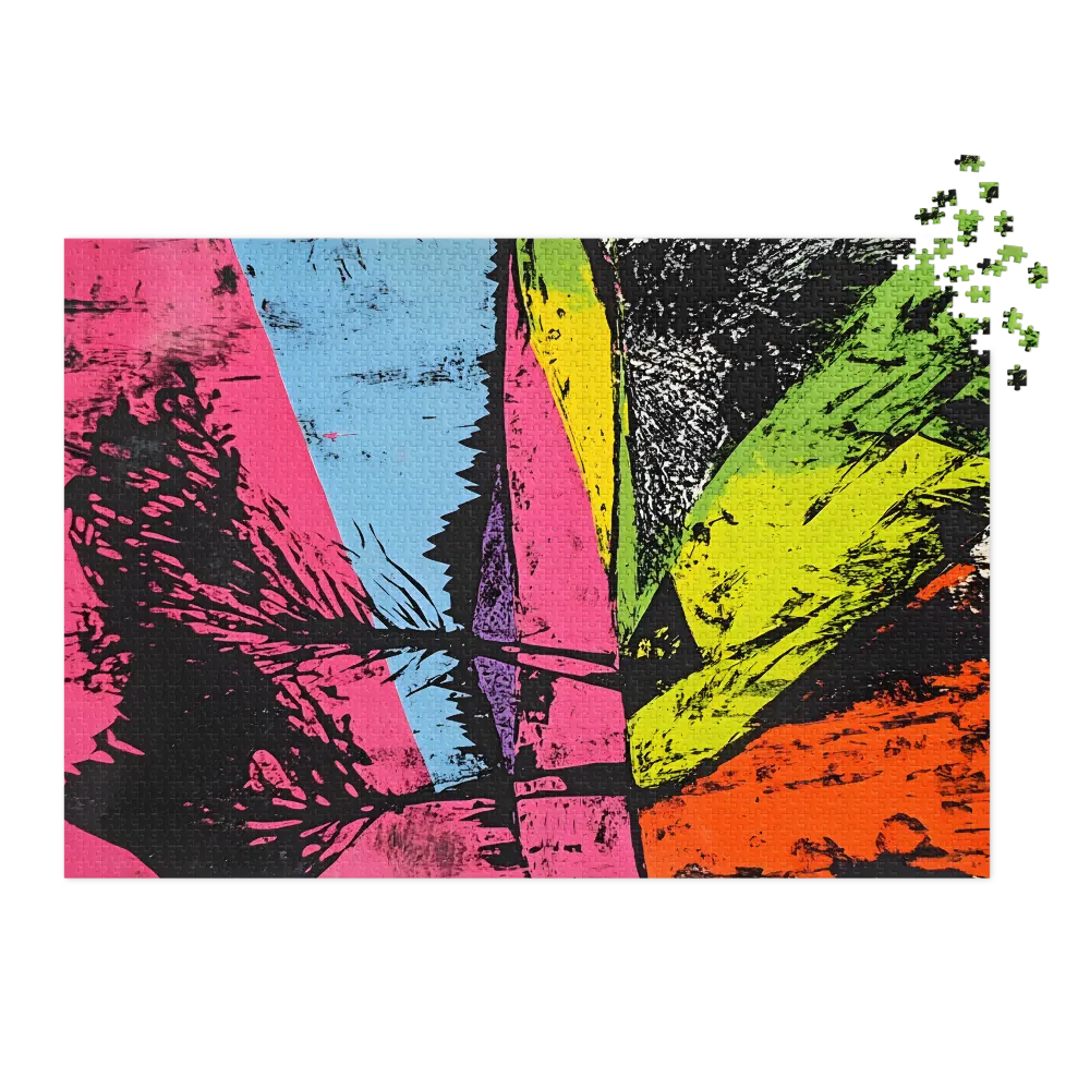 Abstract Landscape with Trees