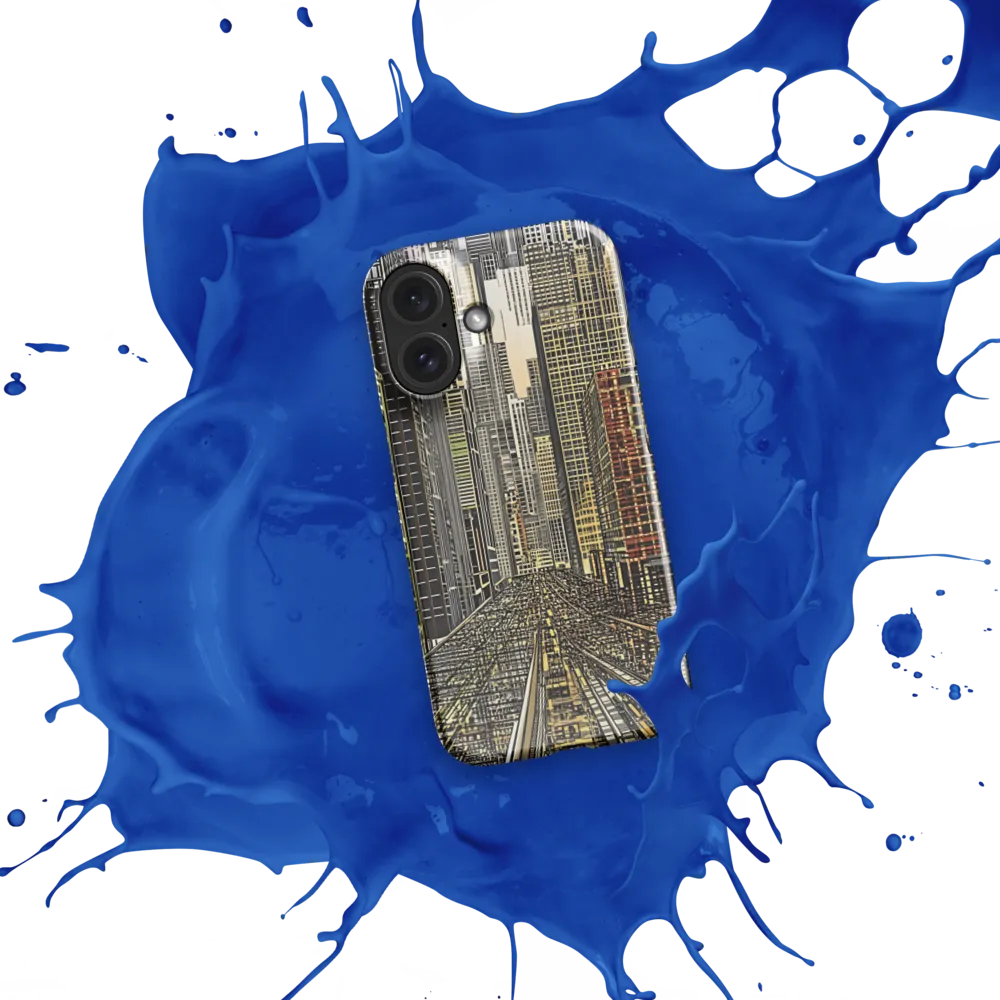 Urban Gridscape 
 iPhone 14 Plus | Tough Case