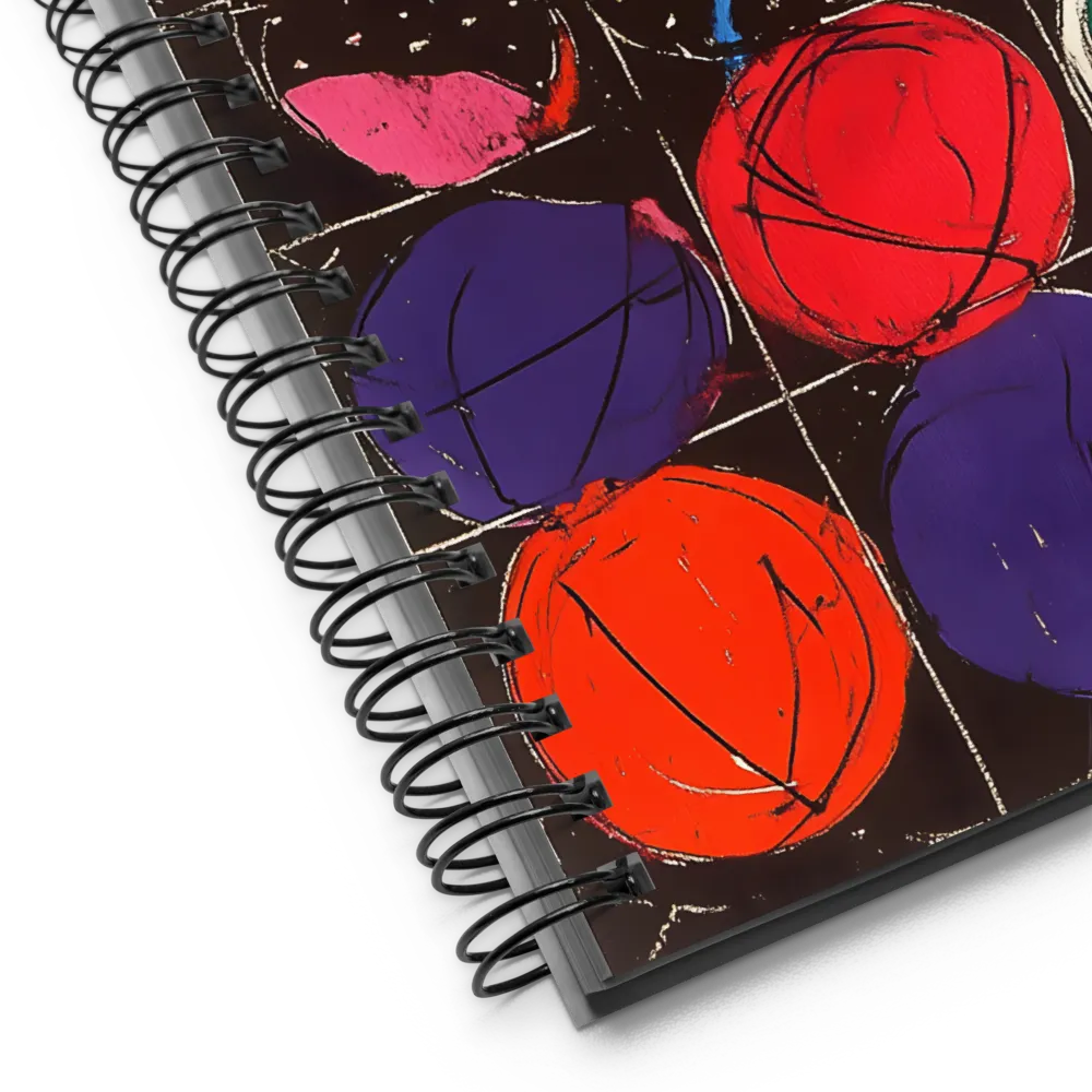 Abstract Color Grid 
 Spiral Notebook | 140 pages