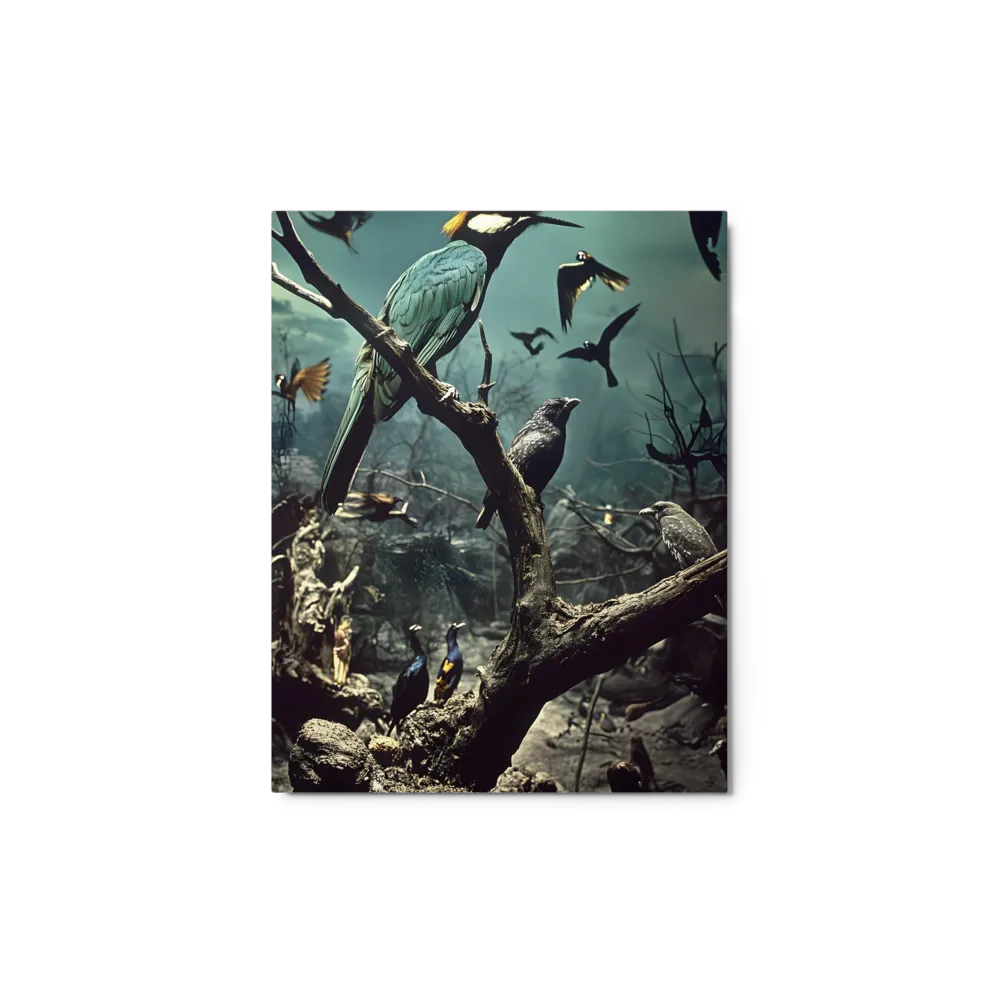 Surreal Birds on Tree