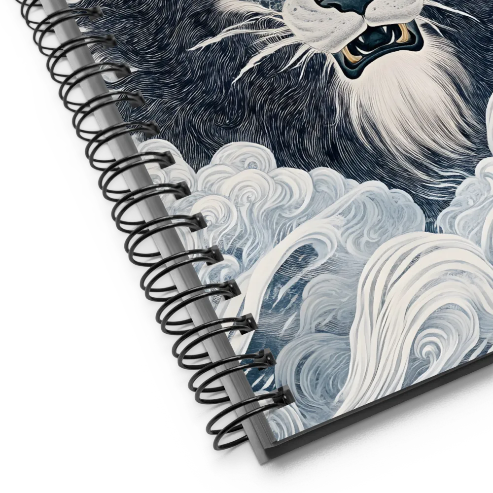 Mythical Roaring Lion 
 Spiral Notebook | 140 pages