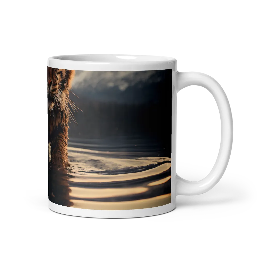 Majestic Reflection: The Tiger's Domain