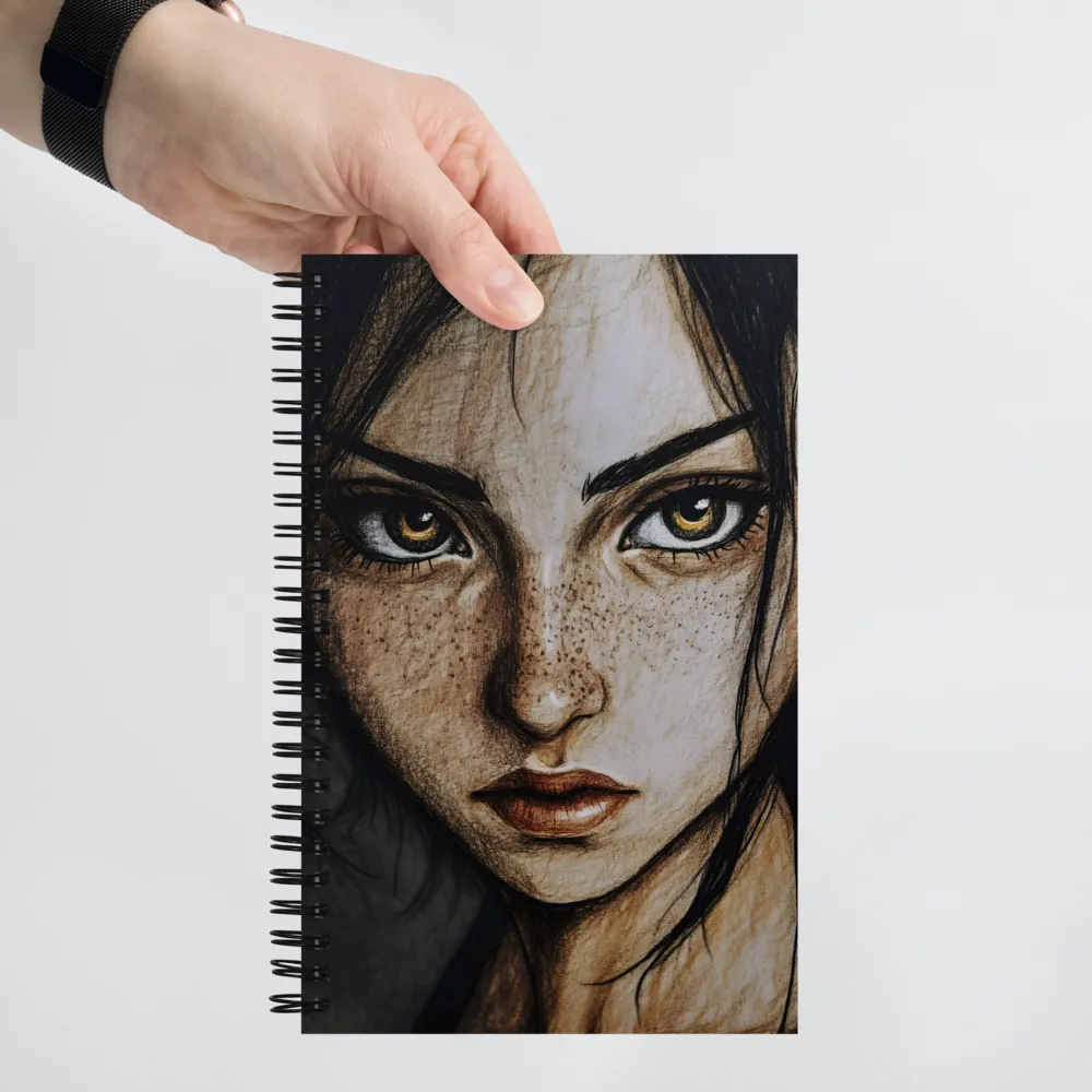 The Gaze of Freckles 
 Spiral Notebook | 140 pages
