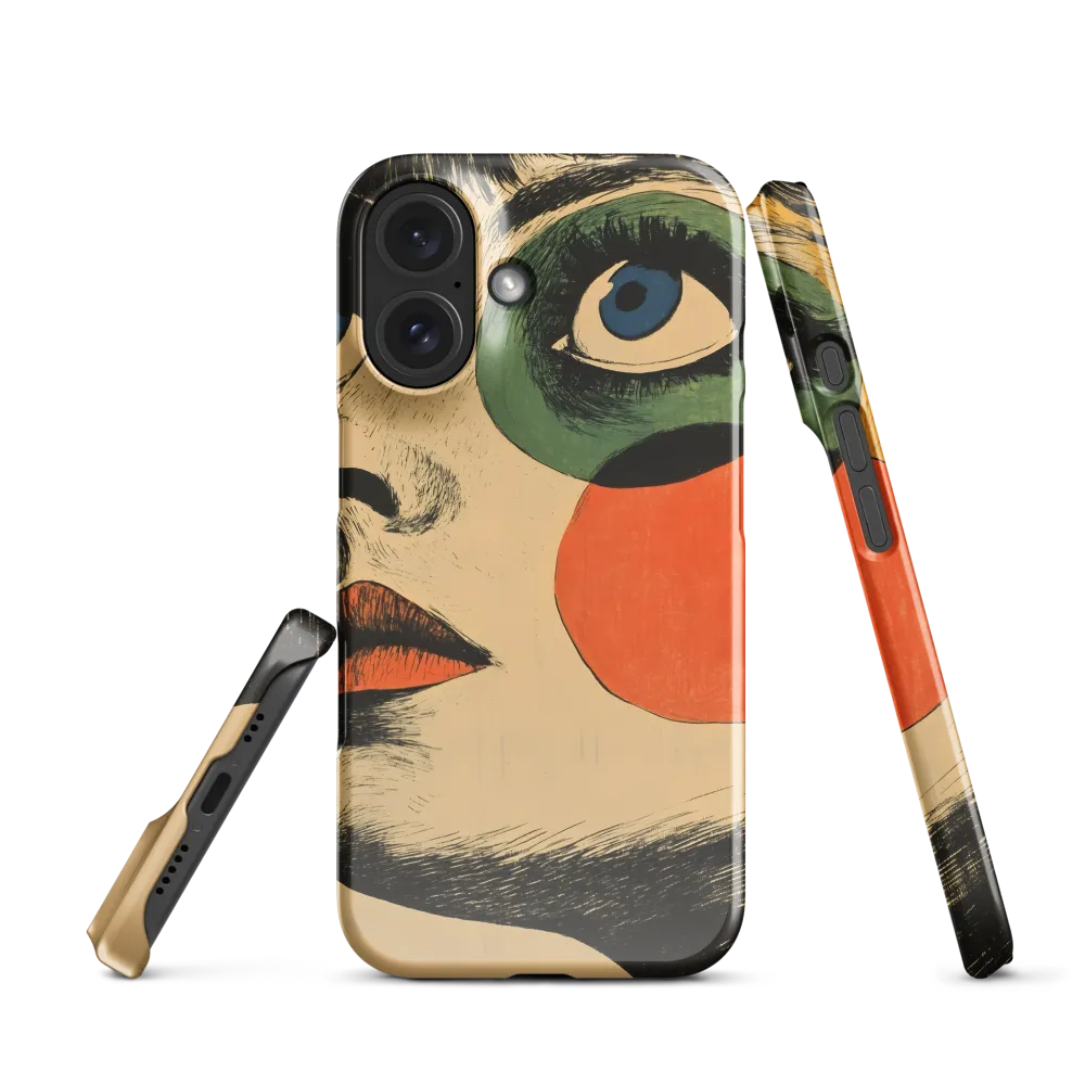 Stylized Pop Art Portrait 
 iPhone 16 Pro | Tough Case