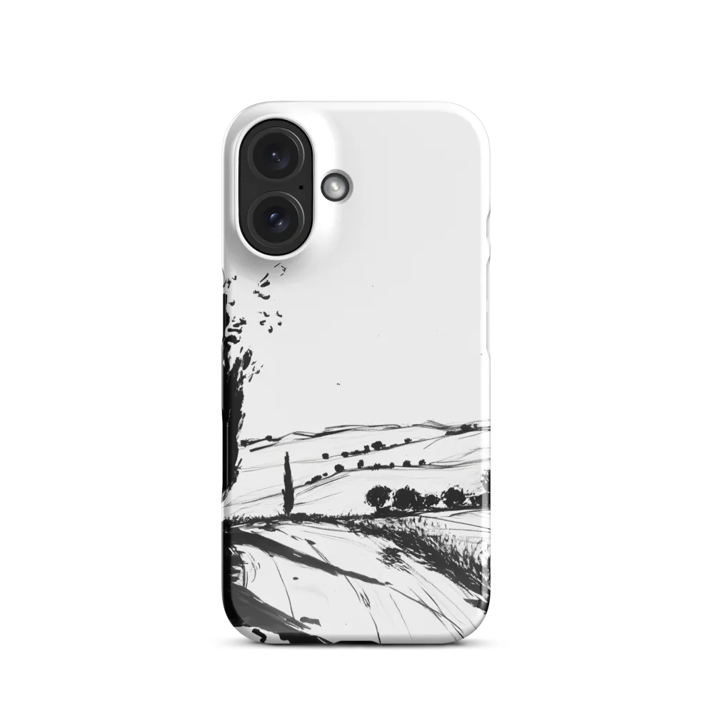Tuscan Landscape in Ink 
 iPhone 14 Pro | Tough Case