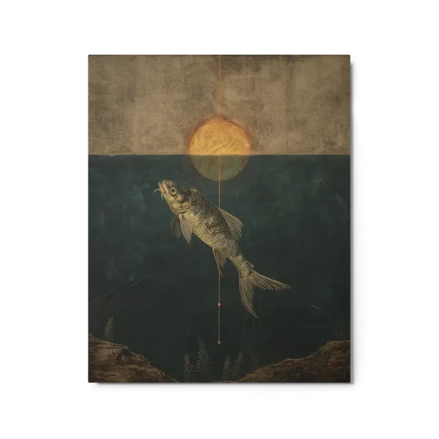 Celestial Koi's Ascent | Art Print