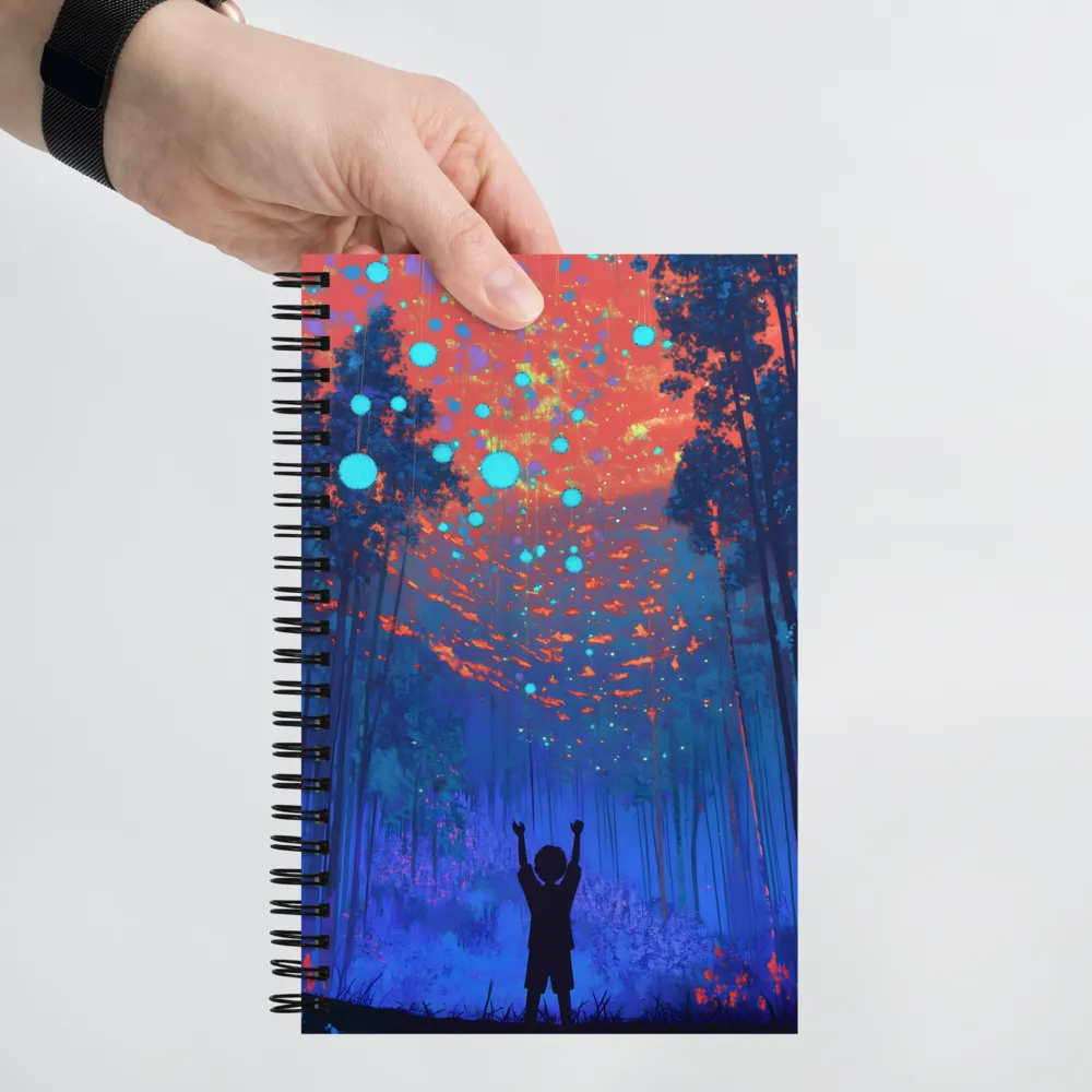 Whispers of the Astral Forest 
 Spiral Notebook | 140 pages