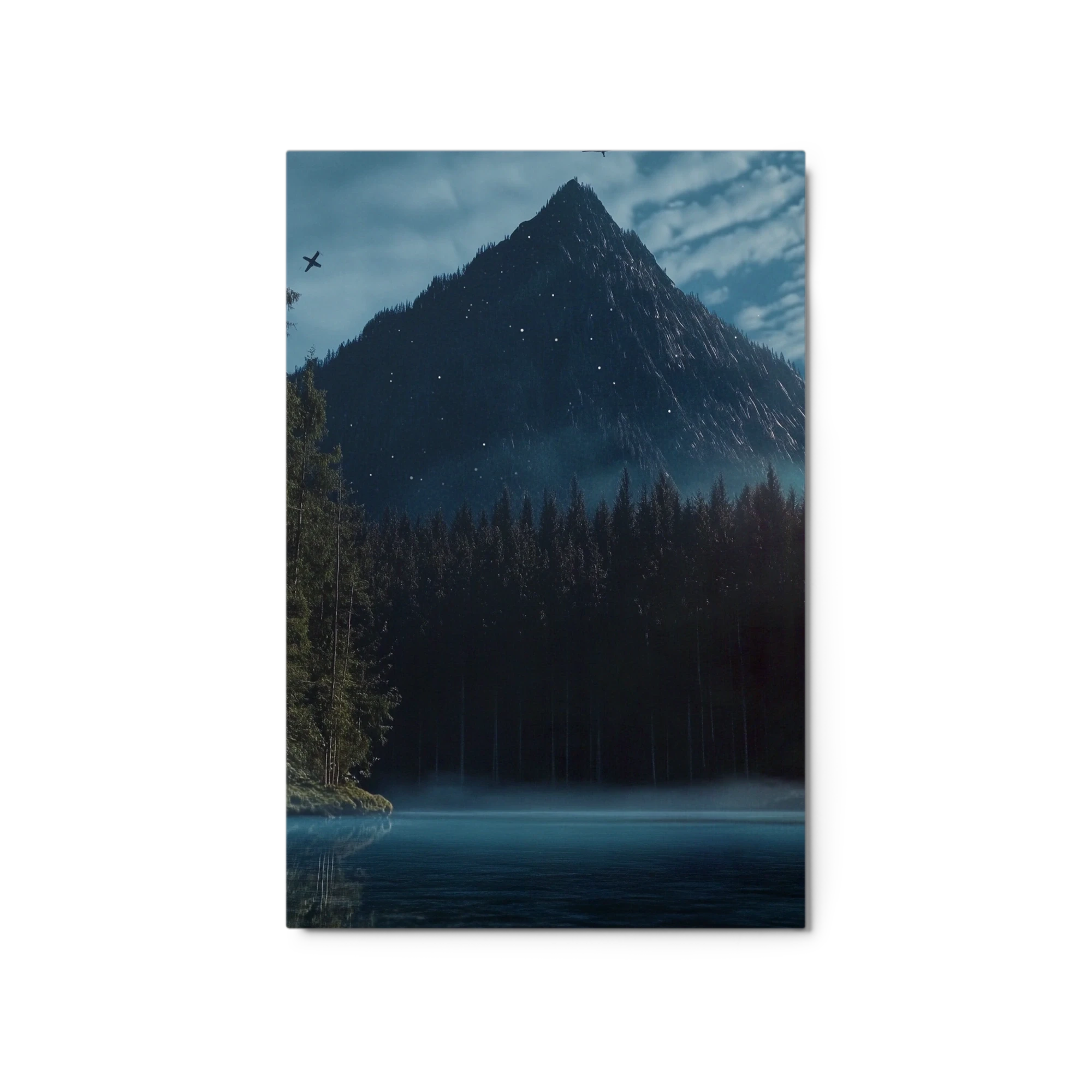 Majestic Mountain Over Serene Lake
